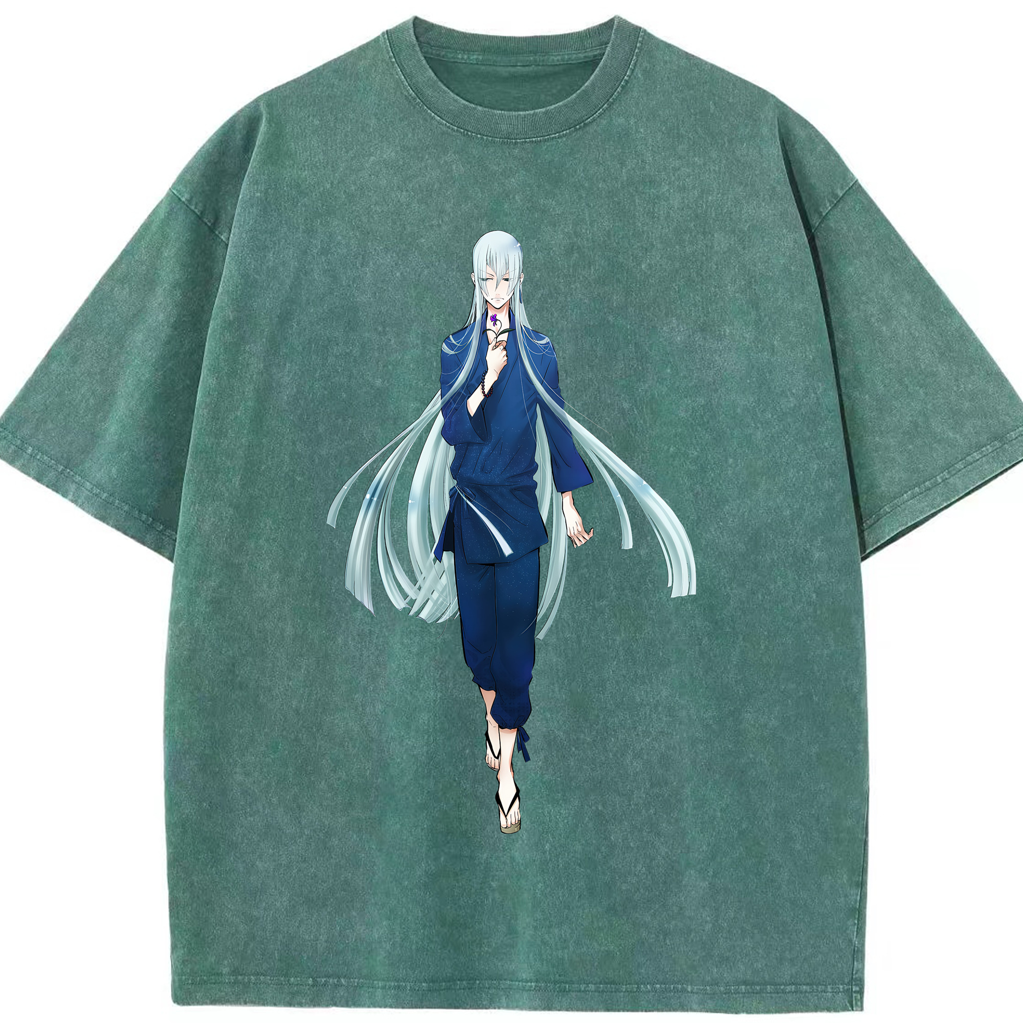 （画像用） 刀剣乱舞 Touken Ranbu 綿100% ヴィンテージ風 半袖Tシャツ（フロントプリント）